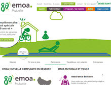 Tablet Screenshot of mutuelle-emoa.fr